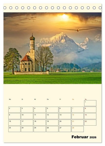 Produktbild: Segelfliegen - dem Himmel ganz nah (Tischkalender 2026 DIN A5 hoch), CALVENDO Monatskalender
