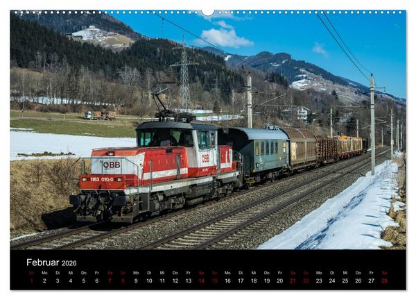 Produktbild: Die Bahn im Salzburgerland (hochwertiger Premium Wandkalender 2026 DIN A2 quer), Kunstdruck in Hochglanz