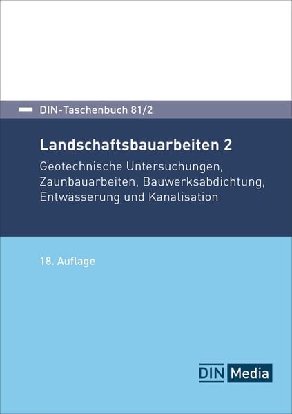 Produktbild: DIN-Taschenbuch 81/2