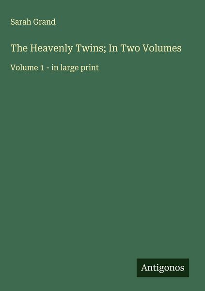 Produktbild: The Heavenly Twins; In Two Volumes