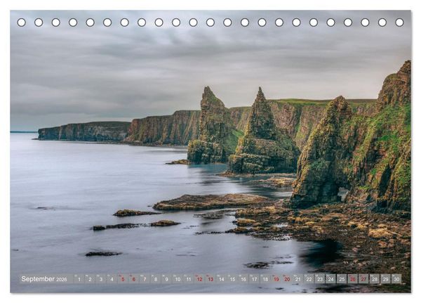 Produktbild: Schottlands NC 500, der Roadtrip durch die wilden Highlands. (Tischkalender 2026 DIN A5 quer), CALVENDO Monatskalender