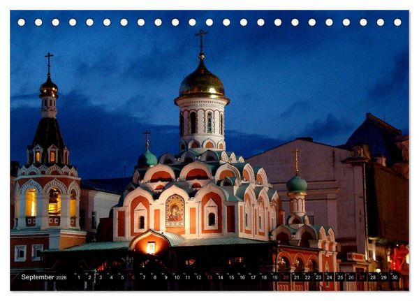 Produktbild: Weltmetropole Moskau (Tischkalender 2026 DIN A5 quer), CALVENDO Monatskalender