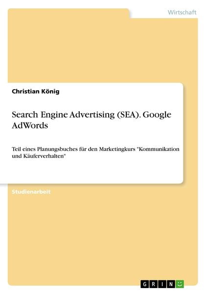 Produktbild: Search Engine Advertising (SEA). Google AdWords