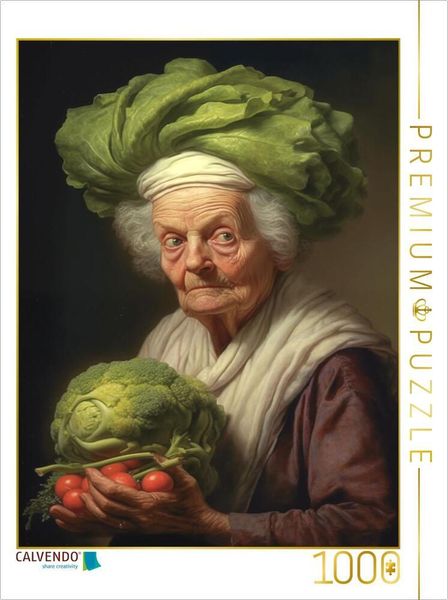 Produktbild: CALVENDO Puzzle Ein Motiv aus dem Kalender Gem&uuml;se in der Kunst | 1000 Teile Lege-Gr&ouml;&szlig;e 64x48cm Foto-Puzzle f&uuml;r gl&uuml;ckliche Stunden