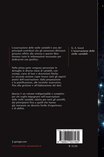 Produktbild: L'osservazione delle stelle variabili