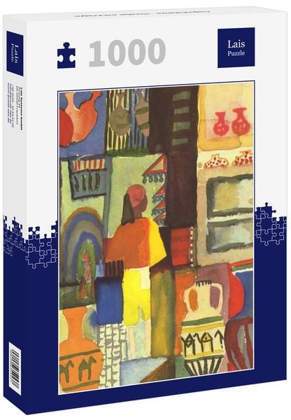 Produktbild: Lais Puzzle August Macke - H&auml;ndler mit Kr&uuml;gen 1000 Teile