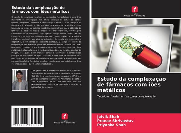 Produktbild: Estudo da complexa&ccedil;&atilde;o de f&aacute;rmacos com i&otilde;es met&aacute;licos
