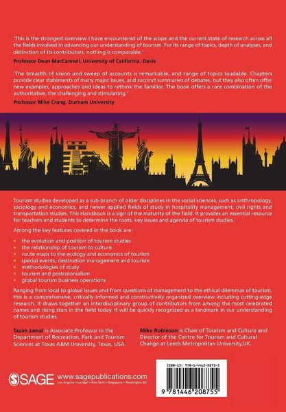 Produktbild: The SAGE Handbook of Tourism Studies