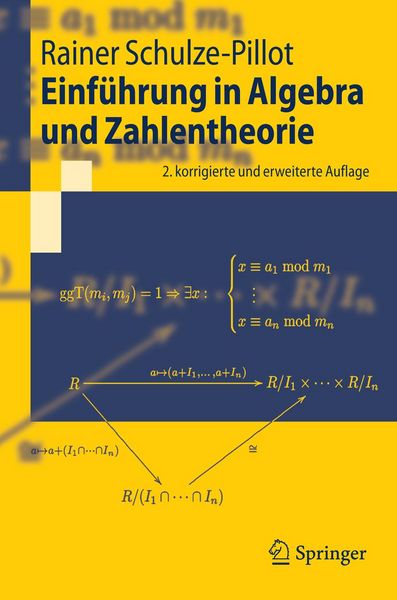 Produktbild: Einf&uuml;hrung in Algebra und Zahlentheorie