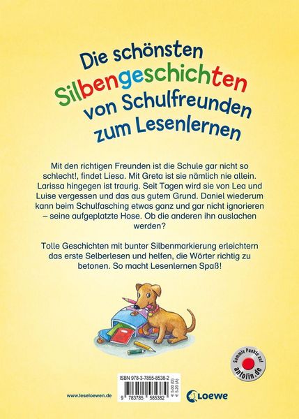 Produktbild: Lesel&ouml;wen - Das Original - Die sch&ouml;nsten Silbengeschichten von Schulfreunden zum Lesenlernen