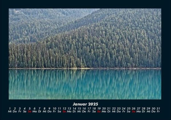 Produktbild: Die Seen der Erde 2025 Fotokalender DIN A4