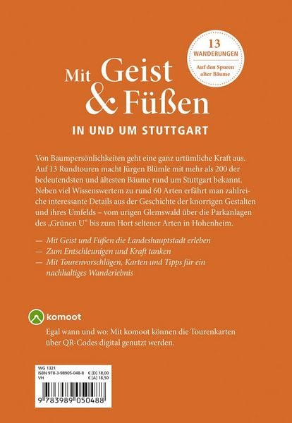 Produktbild: Mit Geist und F&uuml;&szlig;en in und um Stuttgart