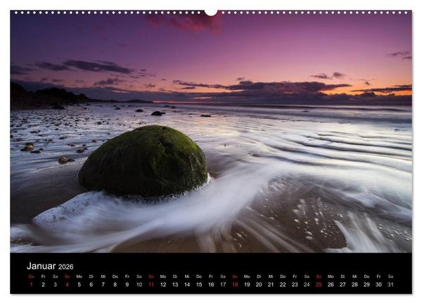 Produktbild: South Island - Neuseelands S&uuml;dinsel (hochwertiger Premium Wandkalender 2026 DIN A2 quer), Kunstdruck in Hochglanz