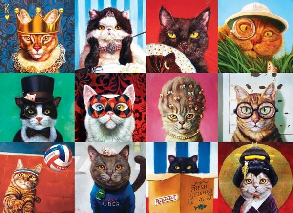 Produktbild: Lustige Katzen (Puzzle)