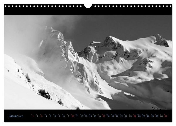 Produktbild: Region Oberstdorf - Kleinwalsertal und Nebelhorn (Wandkalender 2027 DIN A3 quer), CALVENDO Monatskalender