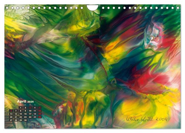 Produktbild: Encaustic Kunstkalender 2026 (Wandkalender 2026 DIN A4 quer), CALVENDO Monatskalender