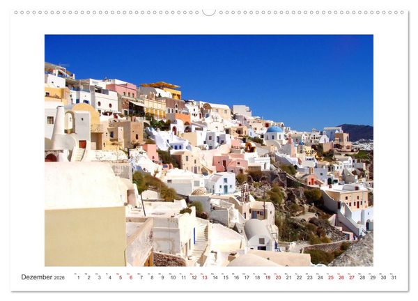Produktbild: Griechischer Charme (Wandkalender 2026 DIN A2 quer), CALVENDO Monatskalender