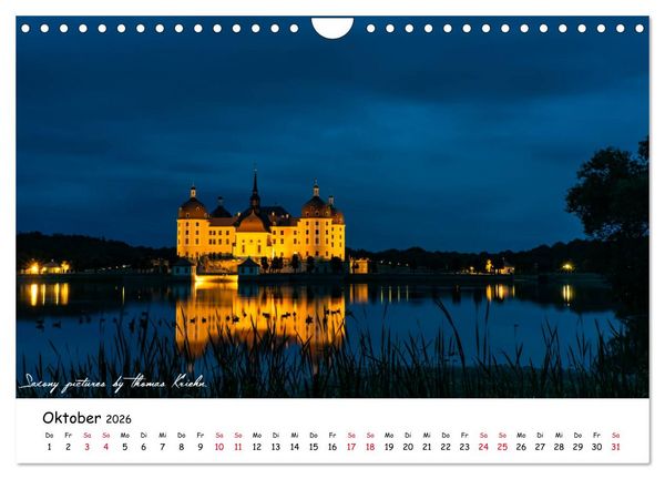 Produktbild: Dresden 2026 - Saxony Pictures by Thomas Kriehn (Wandkalender 2026 DIN A4 quer), CALVENDO Monatskalender