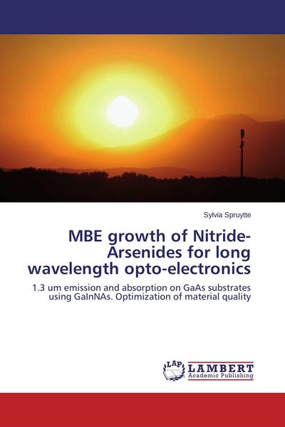 Produktbild: MBE growth of Nitride-Arsenides for long wavelength opto-electronics