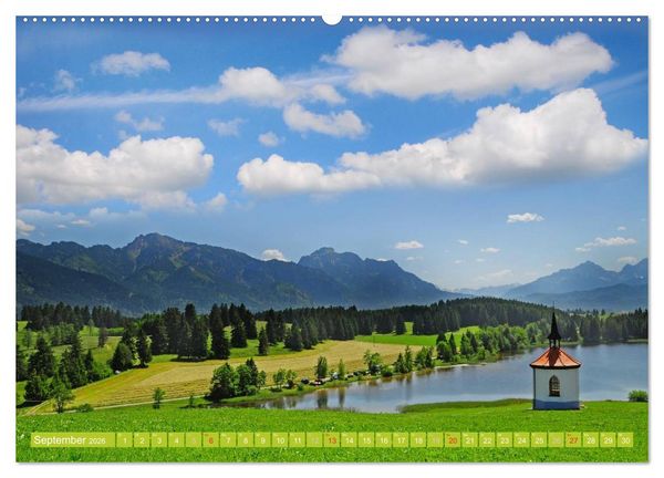 Produktbild: Romantische Kirchen und Kapellen (Wandkalender 2026 DIN A2 quer), CALVENDO Monatskalender