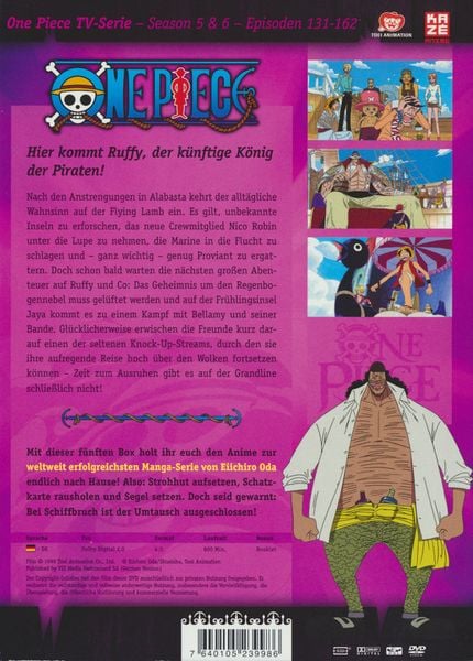 Produktbild: One Piece - TV-Serie Box Vol. 5 [6 DVDs]