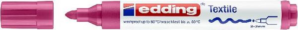 Produktbild: edding 4500 Textilmarker karminrot