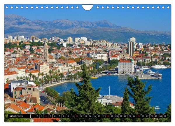 Produktbild: Split Metropole Dalmatiens (Wandkalender 2026 DIN A4 quer), CALVENDO Monatskalender
