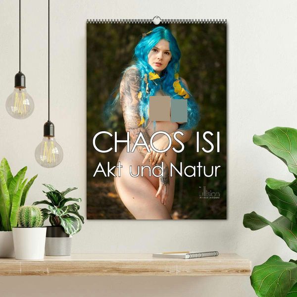 Produktbild: CHAOS ISI - Akt und Natur (Wandkalender 2026 DIN A2 hoch), CALVENDO Monatskalender