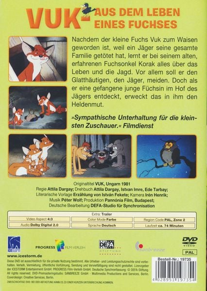 Produktbild: Vuk - Aus dem Leben eines Fuchses