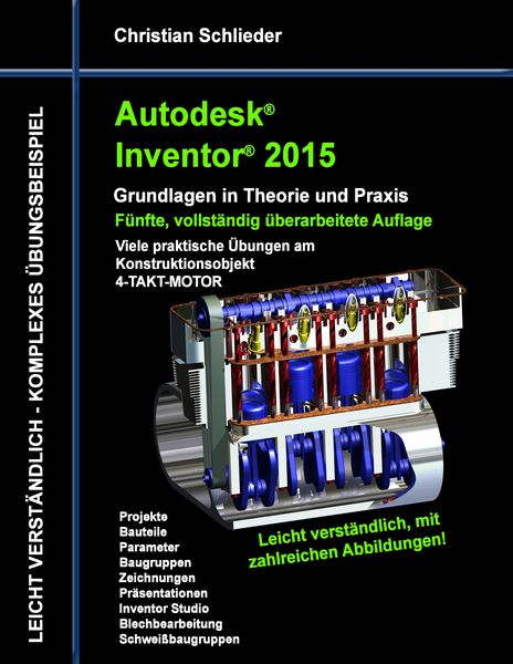 Produktbild: Autodesk Inventor 2015 - Grundlagen in Theorie und Praxis