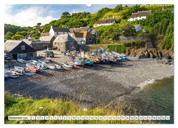 Produktbild: Vereinigtes K&ouml;nigreich - Cornwall (hochwertiger Premium Wandkalender 2026 DIN A2 quer), Kunstdruck in Hochglanz