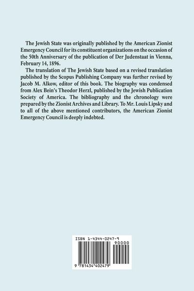 Produktbild: The Jewish State