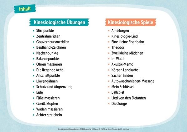 Produktbild: Kinesiologie mit Krippenkindern