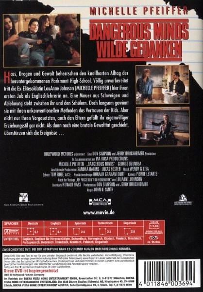 Produktbild: Dangerous Minds - Wilde Gedanken