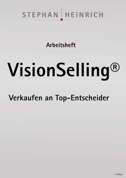 Produktbild: Arbeitsheft VisionSelling