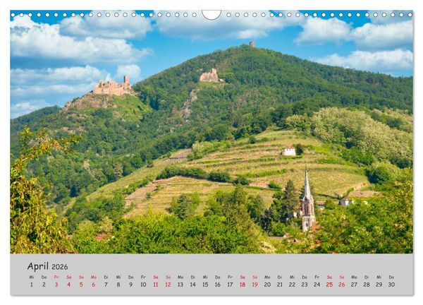 Produktbild: Region Elsass und Vogesen (Wandkalender 2026 DIN A3 quer), CALVENDO Monatskalender