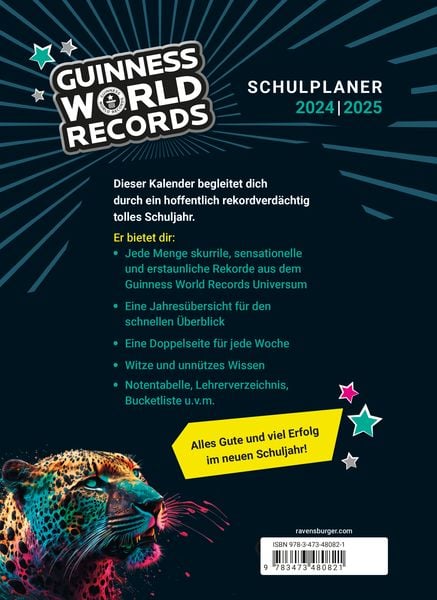 Produktbild: Guinness World Records - Schulplaner 2024/2025