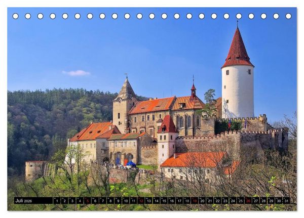 Produktbild: Tschechien (Tischkalender 2026 DIN A5 quer), CALVENDO Monatskalender