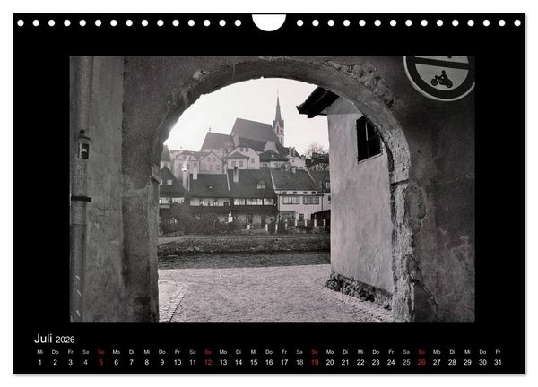 Produktbild: Sch&ouml;nheit an der Moldau - Cesky Krumlov (Wandkalender 2026 DIN A4 quer), CALVENDO Monatskalender