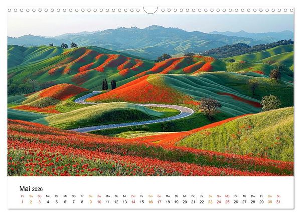 Produktbild: Natur im Jahr (Wandkalender 2026 DIN A3 quer), CALVENDO Monatskalender
