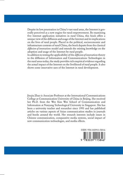 Produktbild: The Internet and Rural Development in China: The Socio-Structural Paradigm