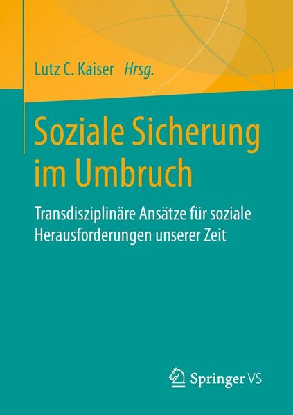 Produktbild: Soziale Sicherung im Umbruch