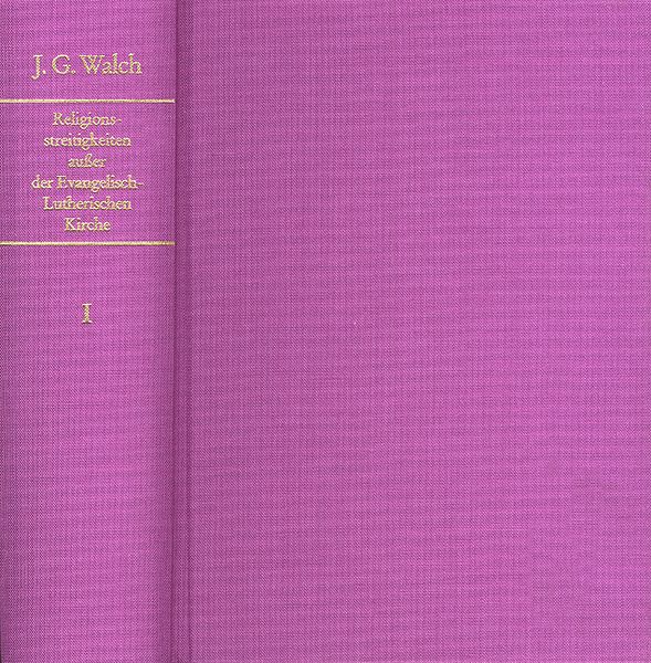Produktbild: Historische und Theologische Einleitung in die Religions-Streitigkeiten... / 5 in 8 B&auml;nden