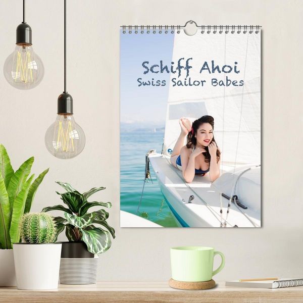 Produktbild: Schiff Ahoi - Swiss Sailor Babes (Wandkalender 2026 DIN A4 hoch), CALVENDO Monatskalender