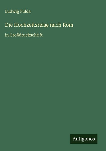 Produktbild: Die Hochzeitsreise nach Rom