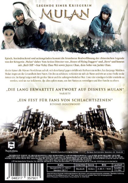 Produktbild: Mulan - Legende einer Kriegerin