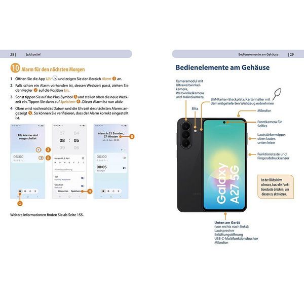 Produktbild: Samsung Galaxy A27 5G - Praxisbuch f&uuml;r Einsteiger ohne Vorkenntnisse