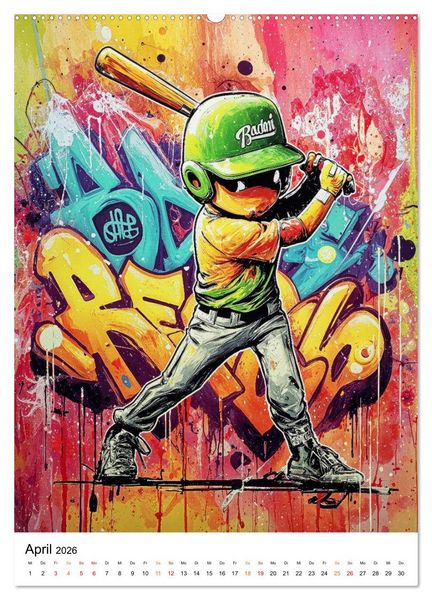 Produktbild: Sportlich. Stylisch. Street. (Wandkalender 2026 DIN A2 hoch), CALVENDO Monatskalender