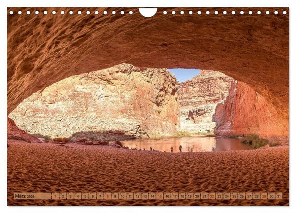 Produktbild: Colorado River Rafting im Grand Canyon (Wandkalender 2026 DIN A4 quer), CALVENDO Monatskalender