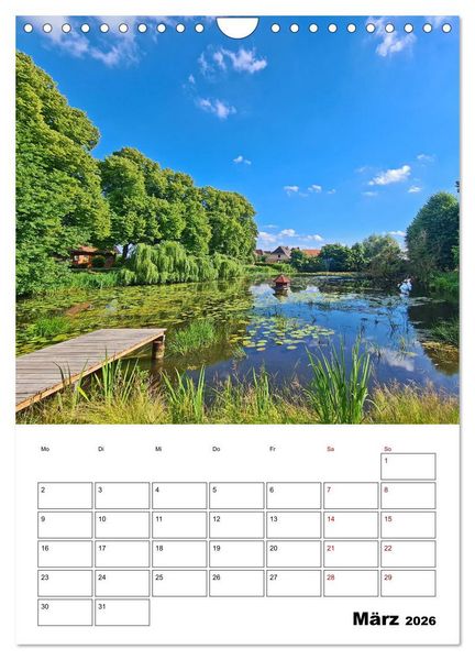 Produktbild: Boizenburg am Elberadweg (Wandkalender 2026 DIN A4 hoch), CALVENDO Monatskalender
